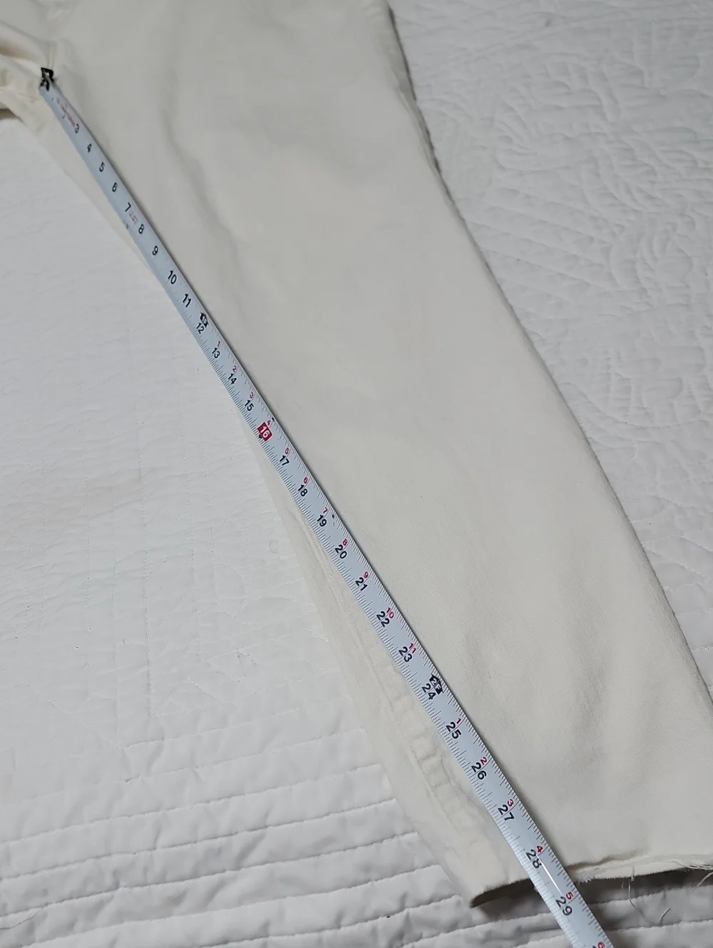 Michael Kors Off-White Cream Skinny Jeans Slim Fit Stretch - Picture 14 of 17